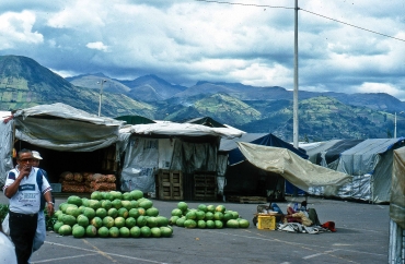 Markt nahe Quito, Ecuador